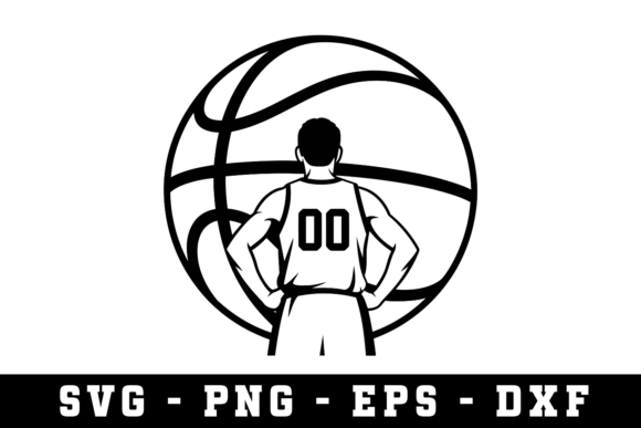 Basketball Player Svg Cut File