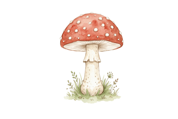 Cute Mashroom Png File: A Versatile Graphic Design Asset for Crafts and Blogs