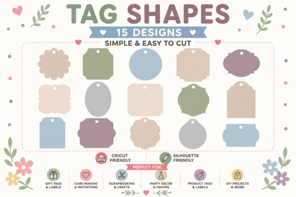 Gift Tag Shapes: Graphics and Labels for Creative Publishing