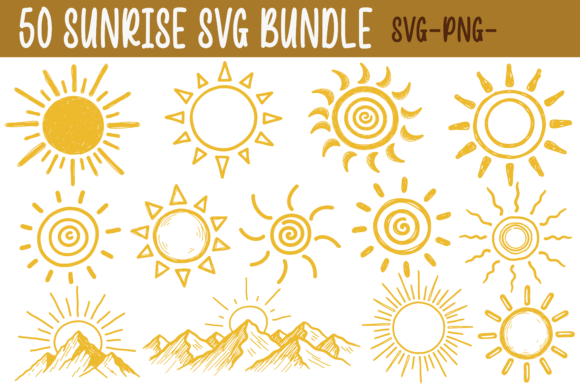 Sun SVG Bundle: Graphics & Illustrations for Creative Campaigns