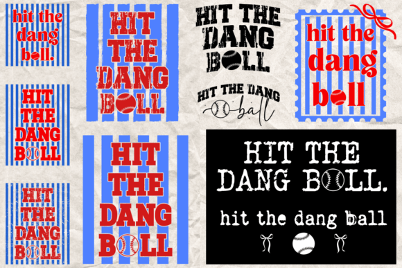 Trendy Baseball Mama SVG Png Bundle